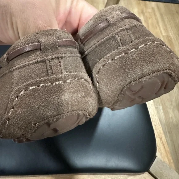 UGG  Olsen Chocolate Suede Slippers  new  no tags - Picture 5 of 12